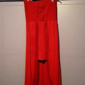 XL STRAPLESS SHORTS SUN DRESS